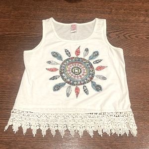 Brand: Pink Angel Love | lace fringe dream catcher top!